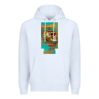 White dead tired fueled by coffee 12 oz can cooler  (slim) Premium Hoodie - Artiststas