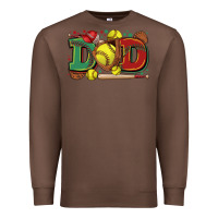 Chestnut dad softball Premium Sweatshirt - Zillion Design Studio