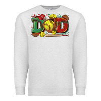 Oatmeal Heather dad softball Premium Sweatshirt - Zillion Design Studio