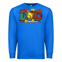 True Royal dad softball Premium Sweatshirt - Zillion Design Studio