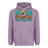 Lavender more espresso less depresso western Heavyweight Hoodie - texasbilliewilder