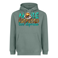 Sage more espresso less depresso western Heavyweight Hoodie - texasbilliewilder