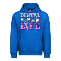 Cobalt dental life with teeth Urban Hoodie - AdoDesignShop