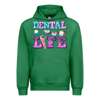 Emerald dental life with teeth Urban Hoodie - AdoDesignShop