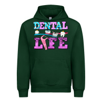 Forest Green dental life with teeth Urban Hoodie - AdoDesignShop