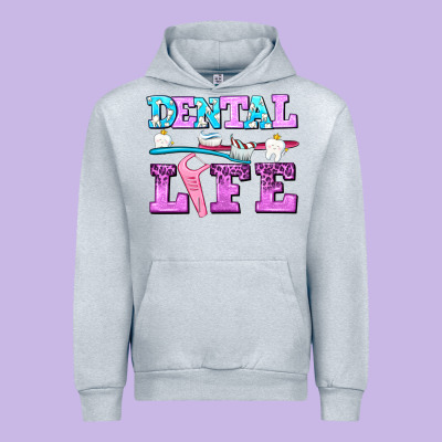 Dental Life With Teeth Urban Hoodie Designed By Adodesignshop