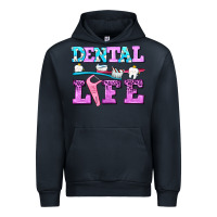 Navy dental life with teeth Urban Hoodie - AdoDesignShop