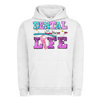 Pigment Lunar Rock dental life with teeth Urban Hoodie - AdoDesignShop