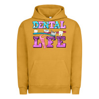 Pigment Peanut Butter dental life with teeth Urban Hoodie - AdoDesignShop