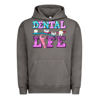Pigment Tornado dental life with teeth Urban Hoodie - AdoDesignShop
