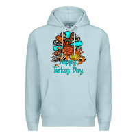 Blue Mist happy turkey day Premium Hoodie - JahusDesignShop