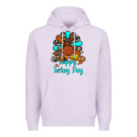 Lilac happy turkey day Premium Hoodie - JahusDesignShop