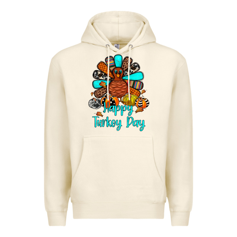Happy Turkey Day Premium Hoodie by JahusDesignShop | Teevron