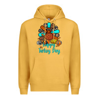 Mustard happy turkey day Premium Hoodie - JahusDesignShop