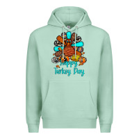 Seafoam happy turkey day Premium Hoodie - JahusDesignShop