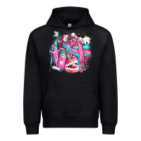 Black dental elements and cancer with cowhide and leopard Urban Hoodie - AdoDesignShop