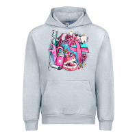 Heather Grey dental elements and cancer with cowhide and leopard Urban Hoodie - AdoDesignShop
