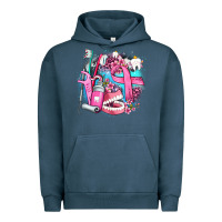 Pigment Midnight Navy dental elements and cancer with cowhide and leopard Urban Hoodie - AdoDesignShop