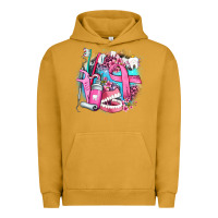 Pigment Peanut Butter dental elements and cancer with cowhide and leopard Urban Hoodie - AdoDesignShop