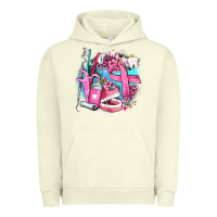 Pigment Pistachio dental elements and cancer with cowhide and leopard Urban Hoodie - AdoDesignShop
