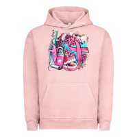 Pigment Salmon dental elements and cancer with cowhide and leopard Urban Hoodie - AdoDesignShop