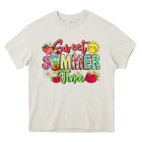 Cream Sweet Summer Time Heavy Core Tee - CowhideDigitalArt