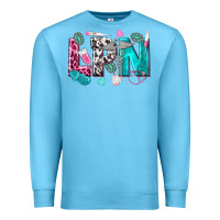 Ocean Blue lpn Premium Sweatshirt - texasbilliewilder