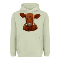 Matcha red angus calf Heavyweight Hoodie - RanaPortraitStore
