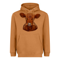 Meerkat red angus calf Heavyweight Hoodie - RanaPortraitStore