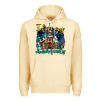 Pina Colada Christmas church and snow   ı love my church family Premium Hoodie - AdoDesignShop