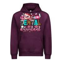 Mauve Wine dental assistant Urban Hoodie - AdoDesignShop