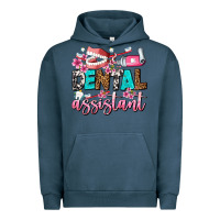 Pigment Midnight Navy dental assistant Urban Hoodie - AdoDesignShop
