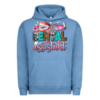 Pigment Pebble Blue dental assistant Urban Hoodie - AdoDesignShop