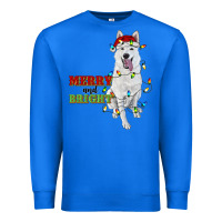 True Royal merry and bright white shepherd Premium Sweatshirt - RanaPortraitStore