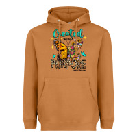 Meerkat created with a purpose ephesians 2 10 Heavyweight Hoodie - RanaPortraitStore