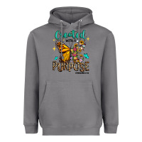 Storm created with a purpose ephesians 2 10 Heavyweight Hoodie - RanaPortraitStore