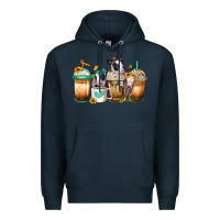 Navy heifers coffee cups Premium Hoodie - Jasminsmagicworld