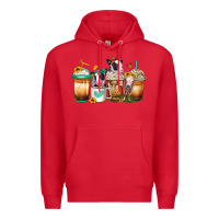 Red heifers coffee cups Premium Hoodie - Jasminsmagicworld
