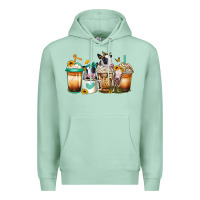 Seafoam heifers coffee cups Premium Hoodie - Jasminsmagicworld