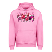 Fuchsia Pink cancer ribbon with teeth Urban Hoodie - AdoDesignShop