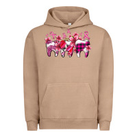 Pigment Burro cancer ribbon with teeth Urban Hoodie - AdoDesignShop