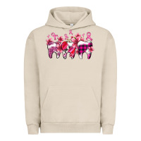 Pigment French Oak cancer ribbon with teeth Urban Hoodie - AdoDesignShop