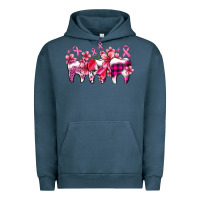 Pigment Midnight Navy cancer ribbon with teeth Urban Hoodie - AdoDesignShop