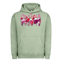 Pigment Oil Green cancer ribbon with teeth Urban Hoodie - AdoDesignShop