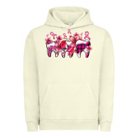 Pigment Pistachio cancer ribbon with teeth Urban Hoodie - AdoDesignShop