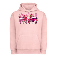 Pigment Salmon cancer ribbon with teeth Urban Hoodie - AdoDesignShop