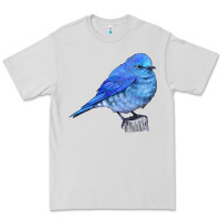 Dove Grey Mountain Bluebird Premium Tee - LillyAllenDesigns