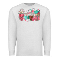 Oatmeal Heather nurse coffee cups Premium Sweatshirt - texasbilliewilder