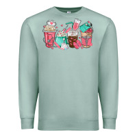 Seafoam nurse coffee cups Premium Sweatshirt - texasbilliewilder