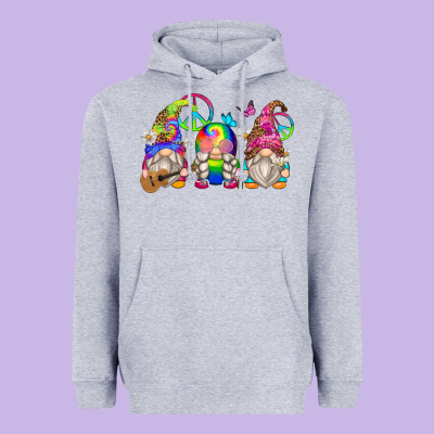Heavyweight Hoodie hippie gnomes